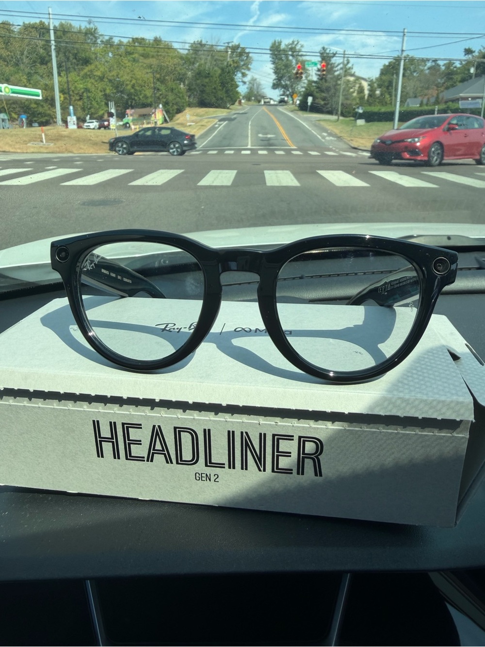 Ray-Ban Black Headliner Gen 2 transition lens